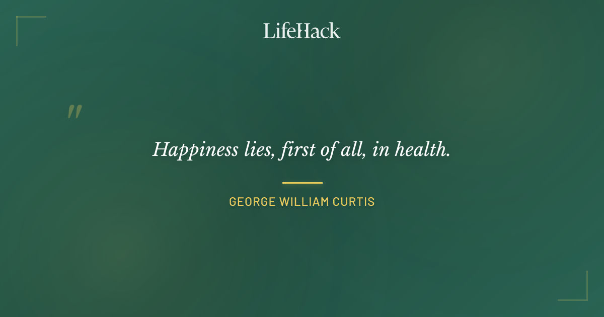 Quote by George William Curtis