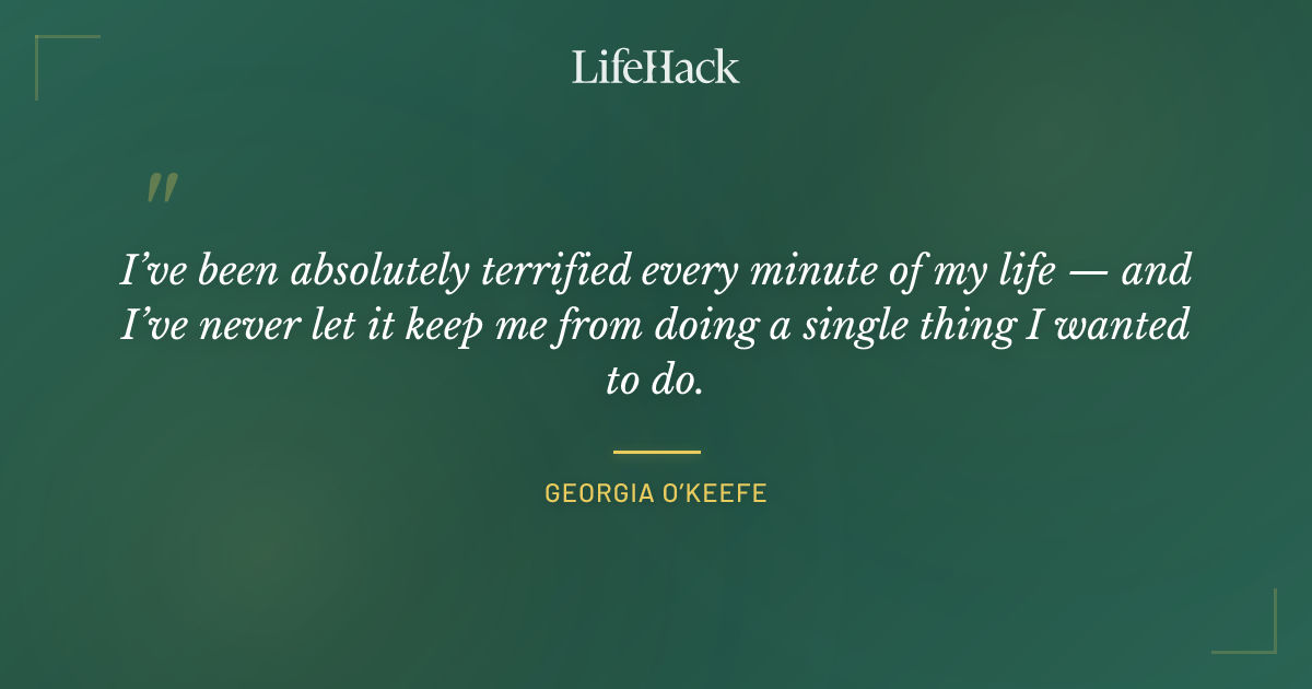 Quote by Georgia O’Keefe
