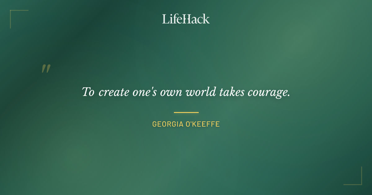 Quote by Georgia O'Keeffe