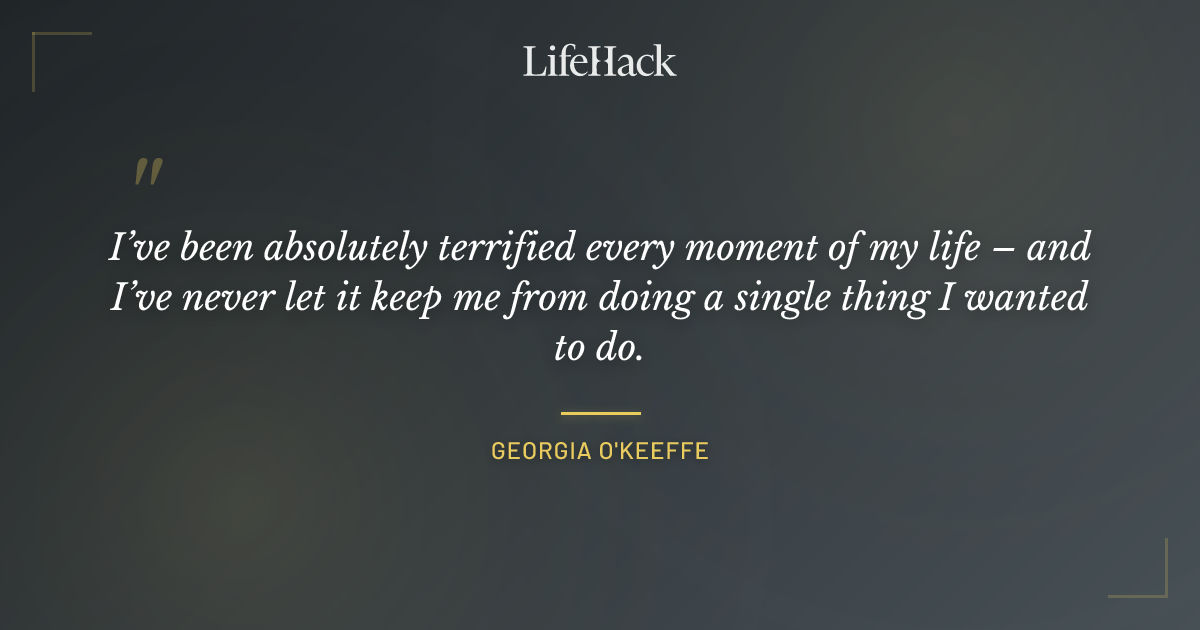 Quote by Georgia O'Keeffe
