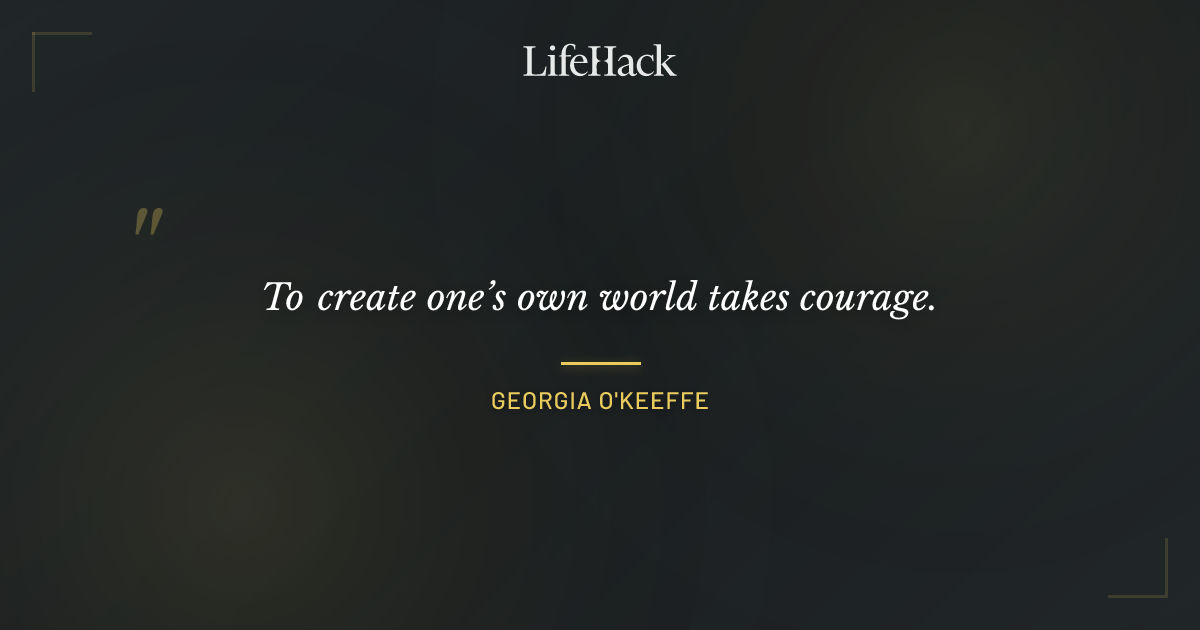 Quote by Georgia O'Keeffe
