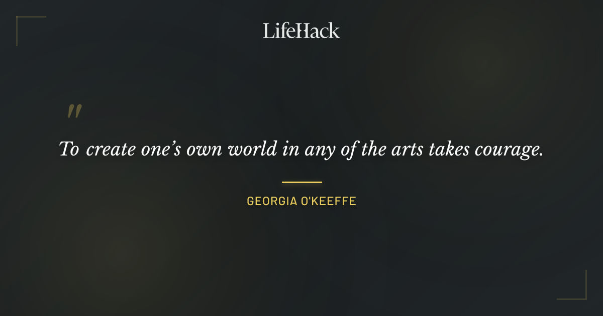 Quote by Georgia O'Keeffe