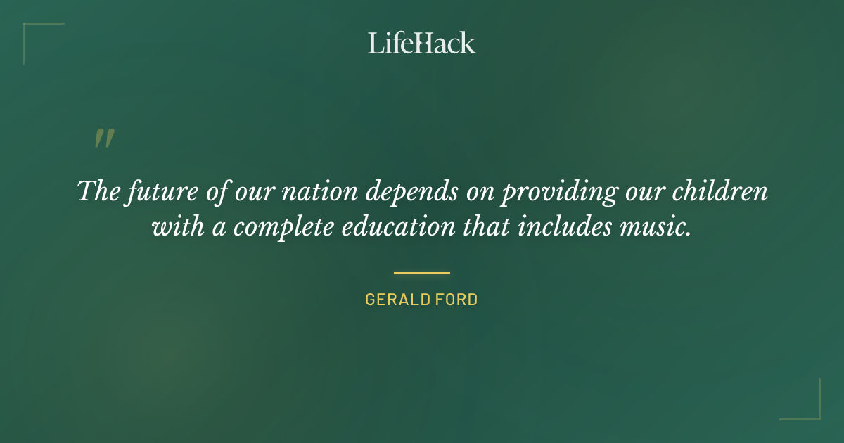 Quote by Gerald Ford