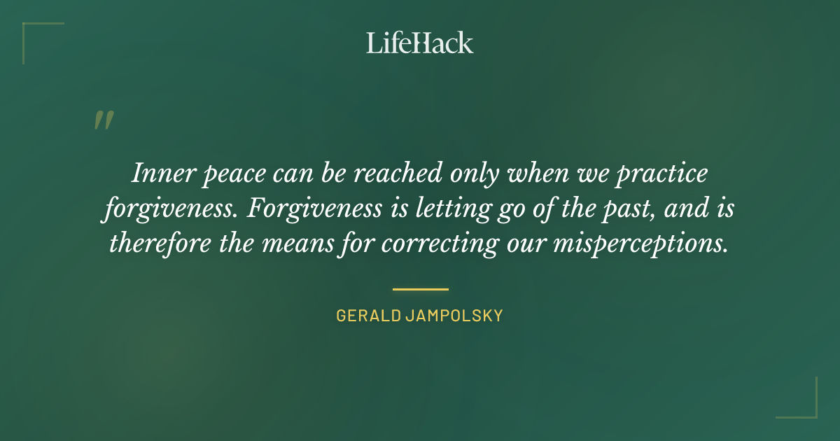 Quote by Gerald Jampolsky