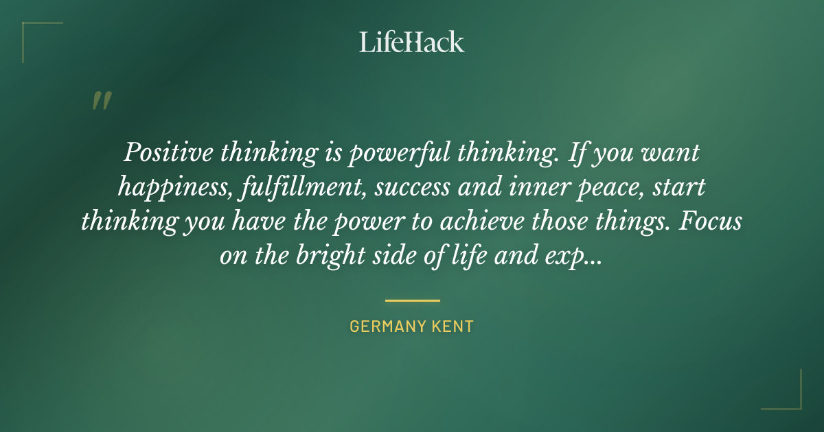 Quote by Germany Kent