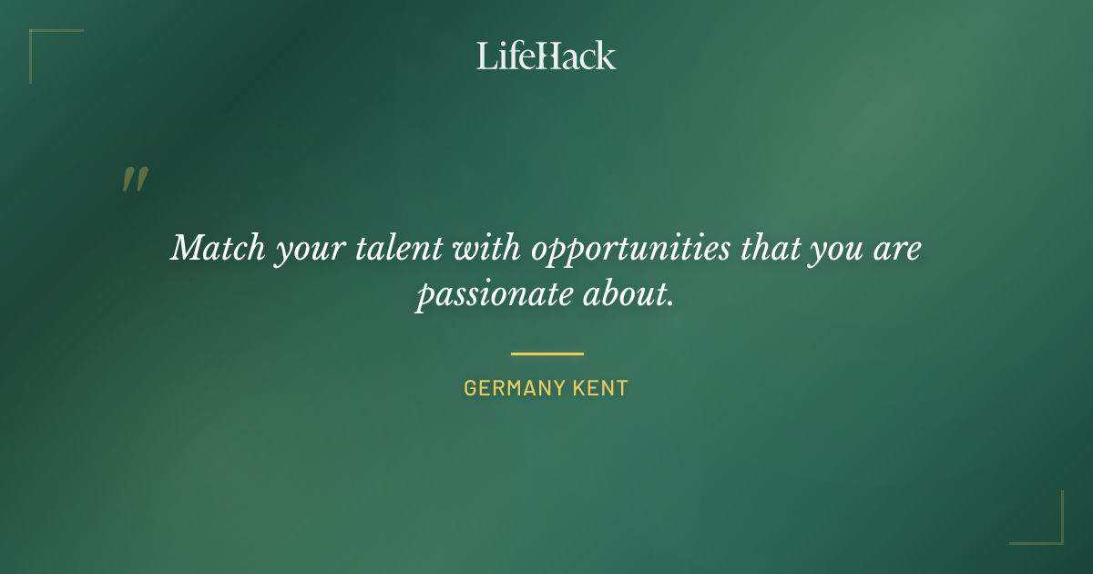 Quote by Germany Kent