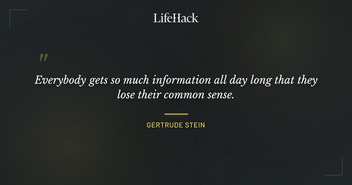 Quote by Gertrude Stein