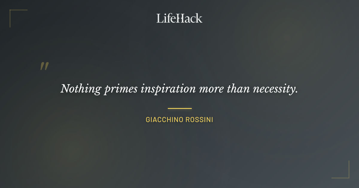 Quote by Giacchino Rossini