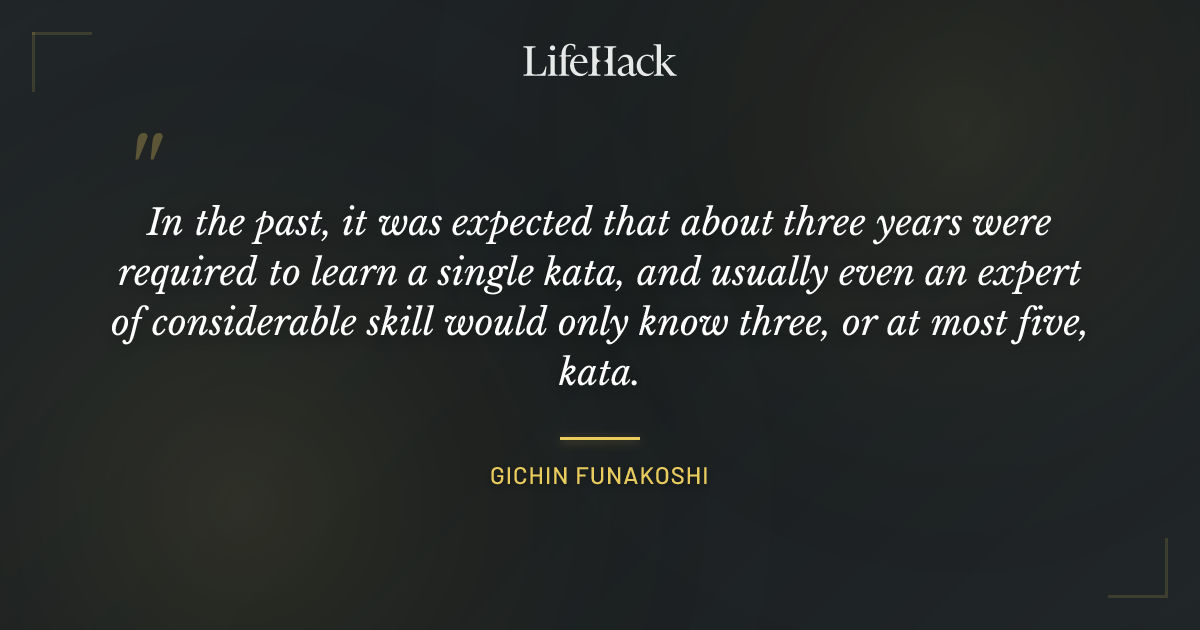 Quote by Gichin Funakoshi
