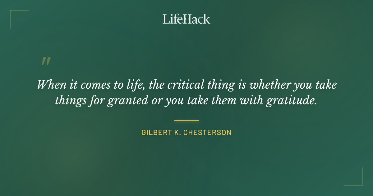 Quote by Gilbert K. Chesterson