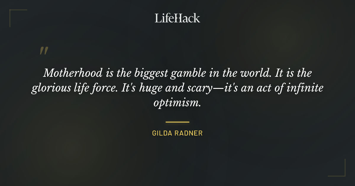 Quote by Gilda Radner