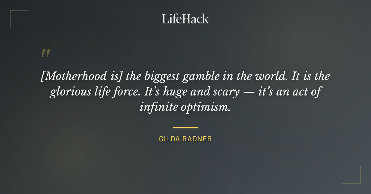 Quote by Gilda Radner