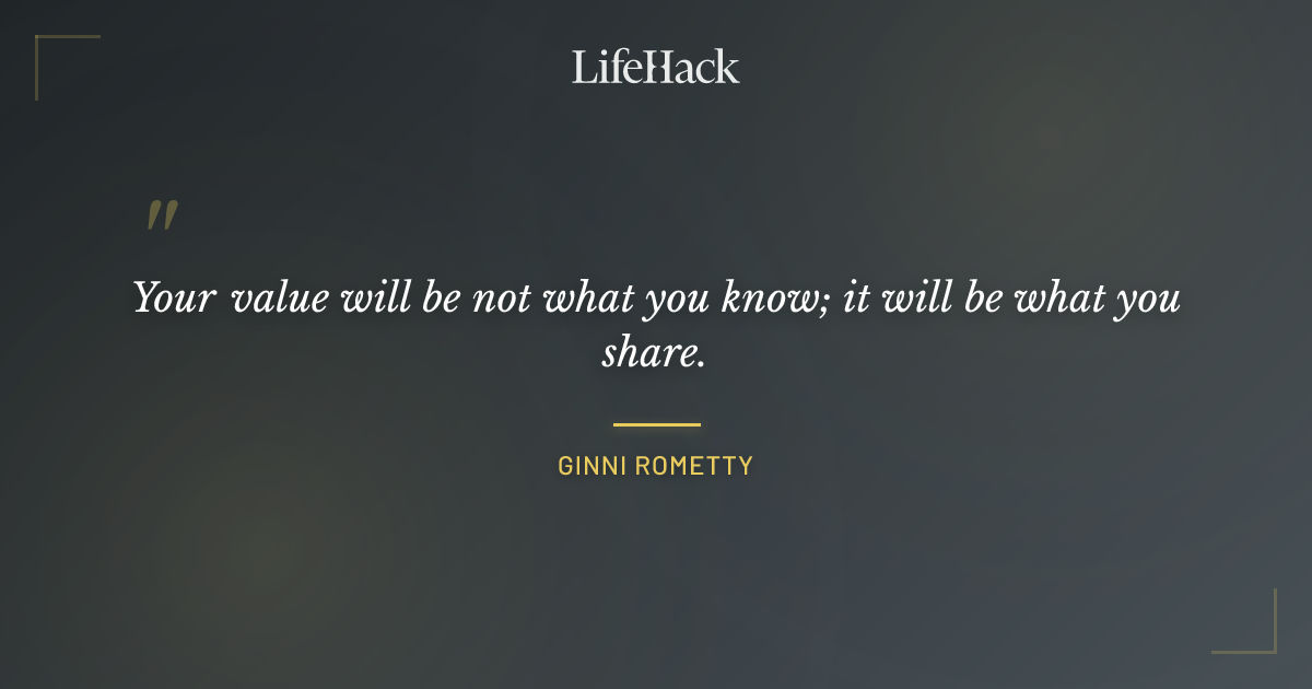 Quote by Ginni Rometty