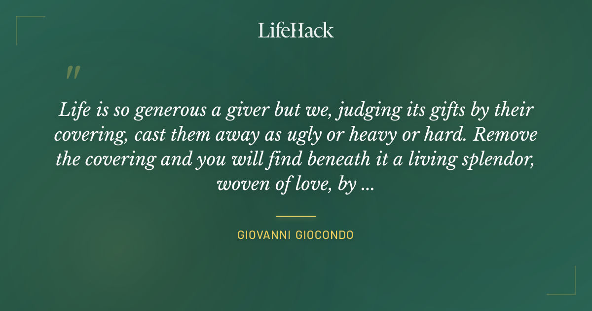 Quote by Giovanni Giocondo