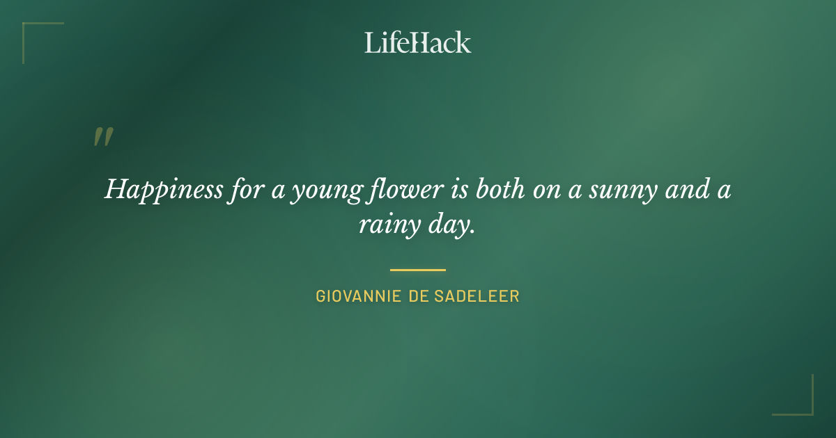 Quote by Giovannie de Sadeleer