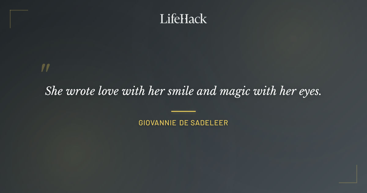 Quote by Giovannie de Sadeleer