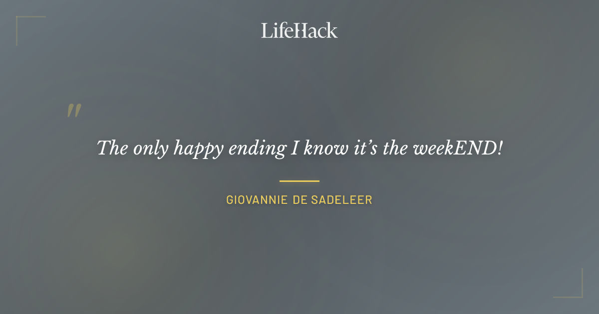 Quote by Giovannie de Sadeleer