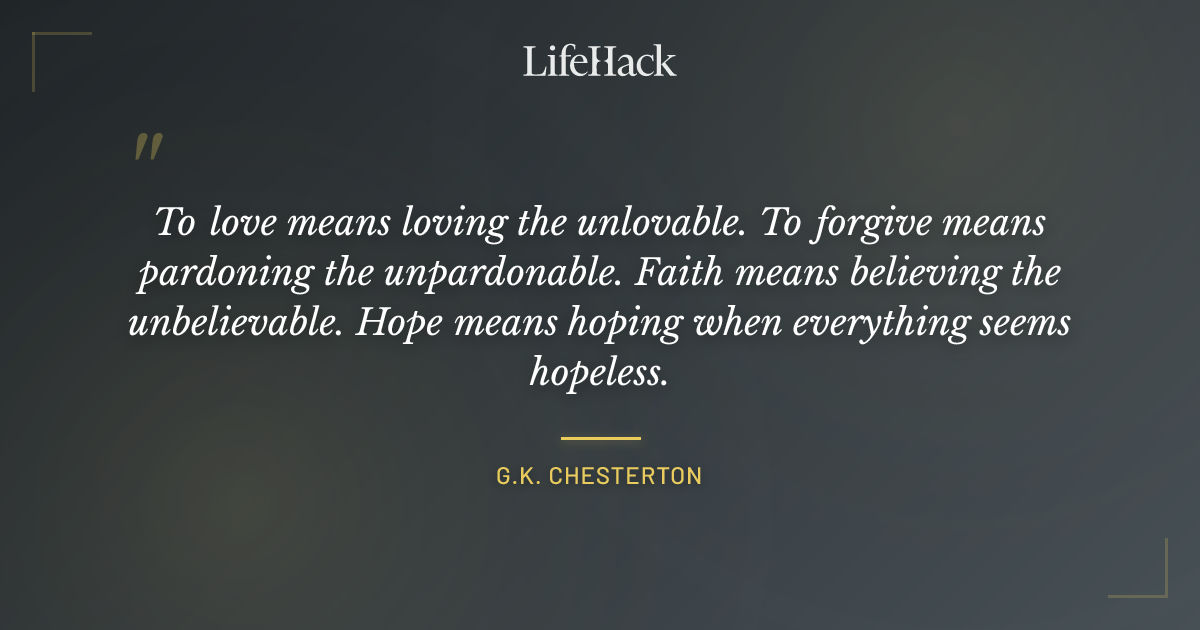 Quote by G.K. Chesterton