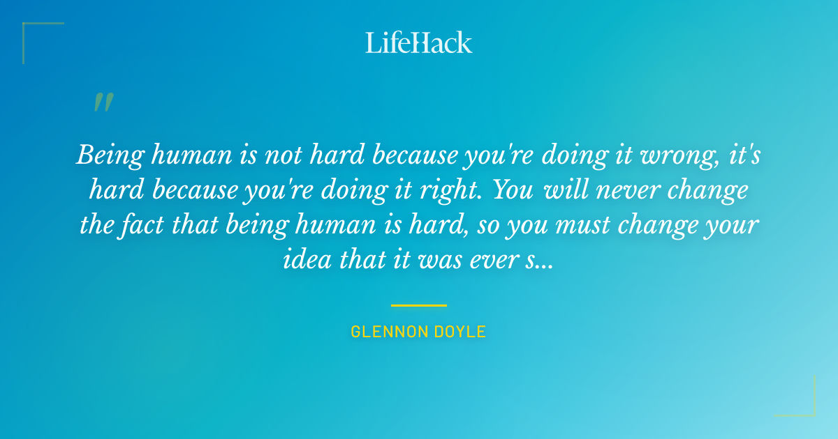 Quote by Glennon Doyle