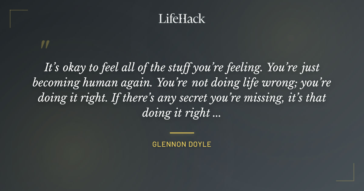 Quote by Glennon Doyle
