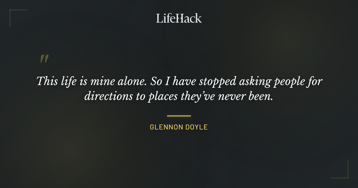 Quote by Glennon Doyle