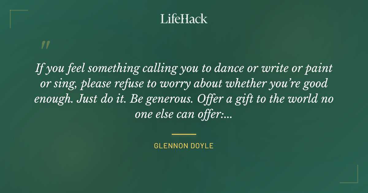 Quote by Glennon Doyle