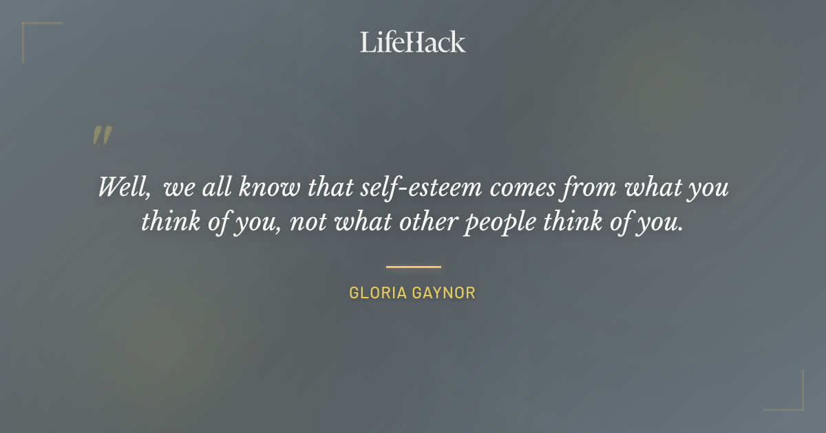 Quote by Gloria Gaynor
