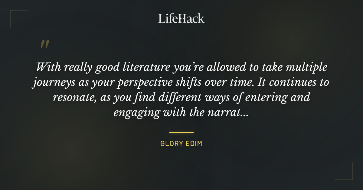 Quote by Glory Edim