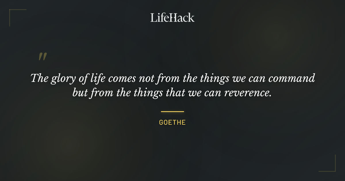 Quote by Goethe