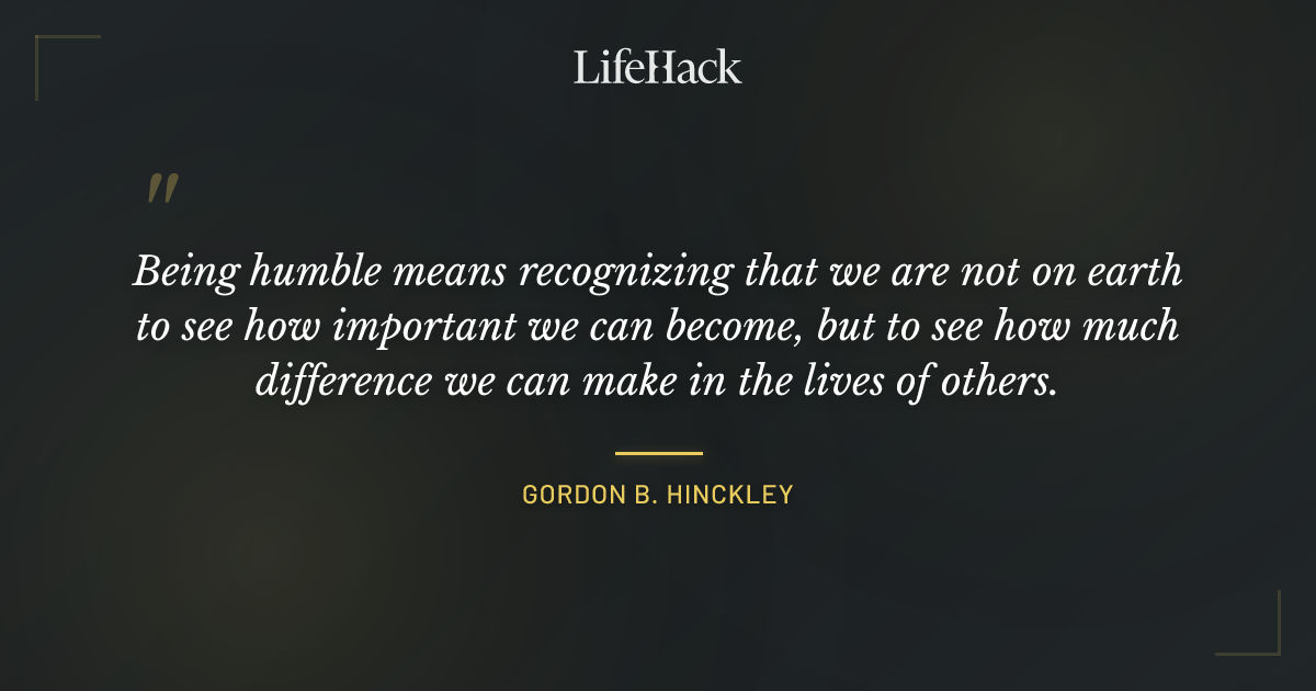 Quote by Gordon B. Hinckley