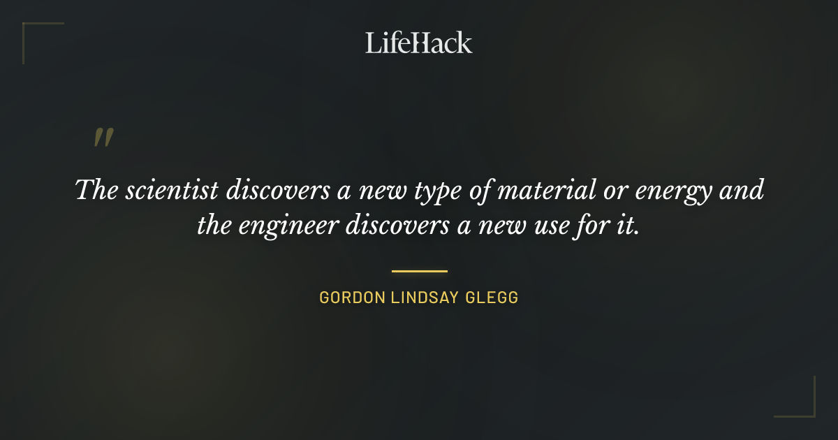 Quote by Gordon Lindsay Glegg