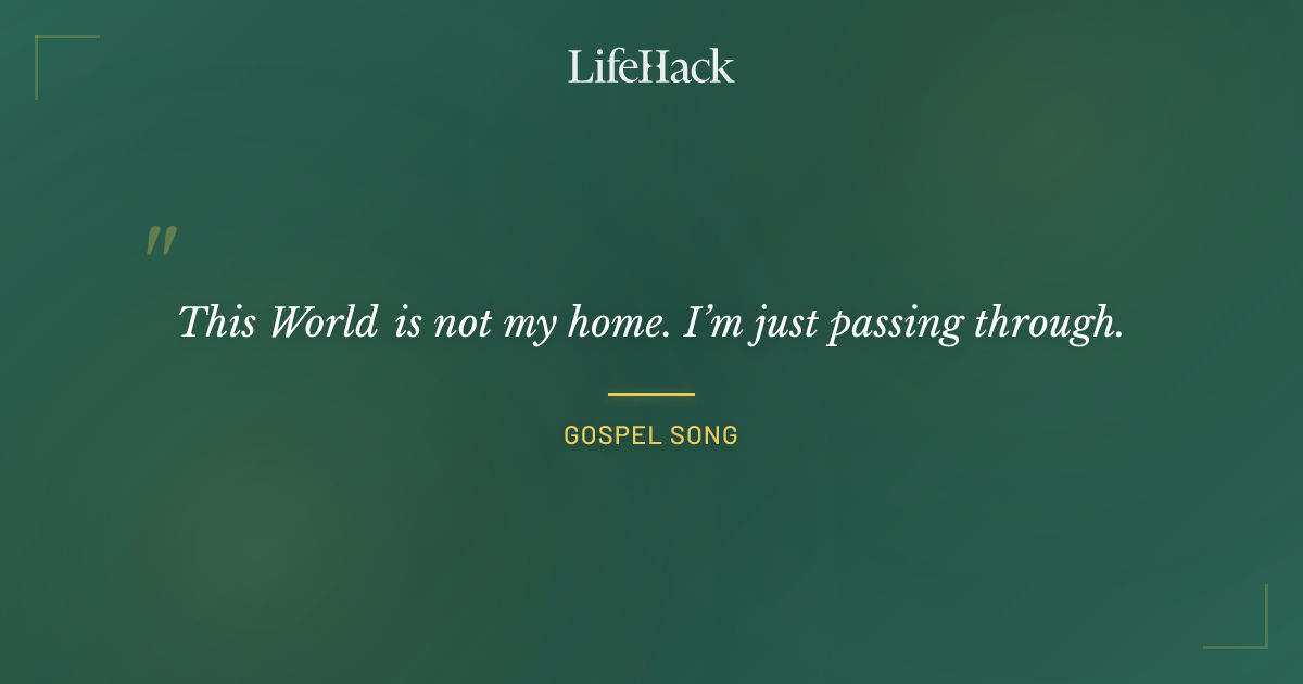 Quote by Gospel Song