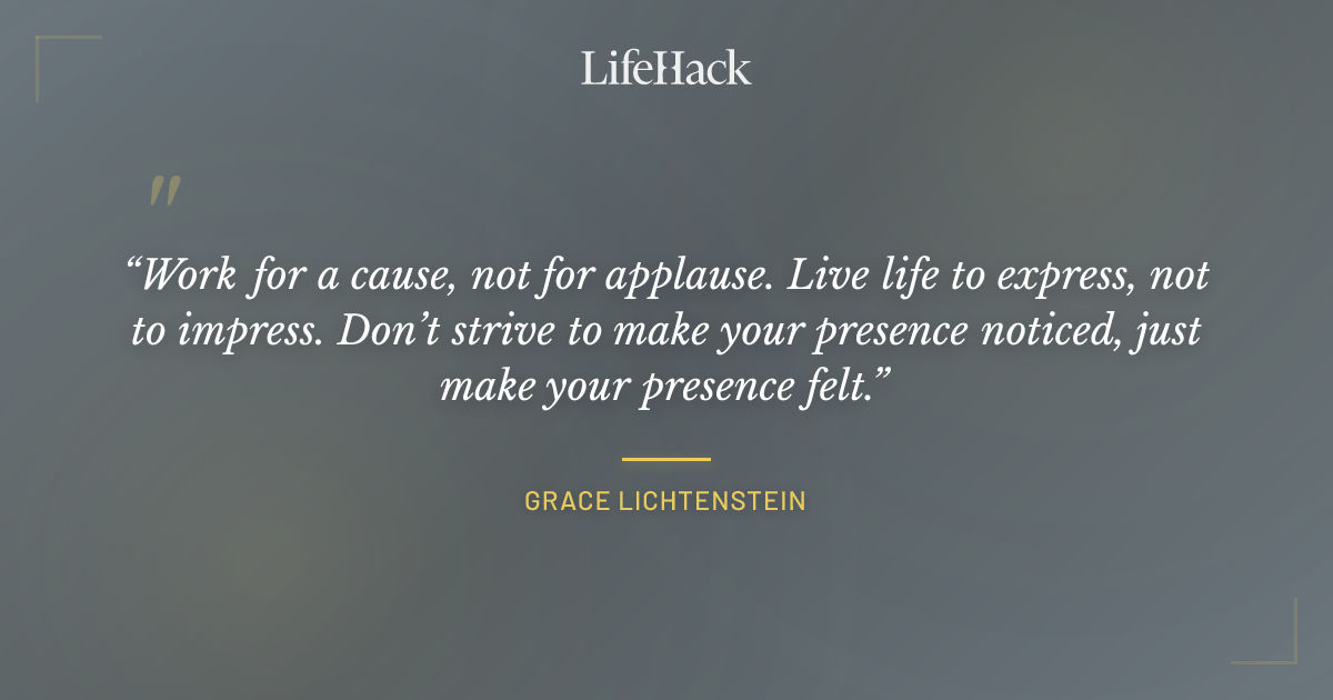Quote by Grace Lichtenstein