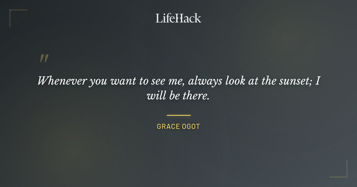 Quote by Grace Ogot