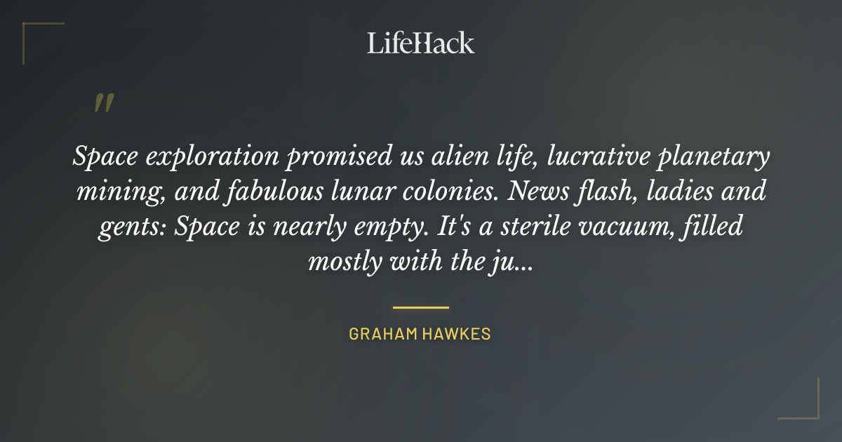 Quote by Graham Hawkes