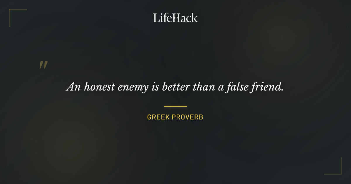 Enemy Proverbs
