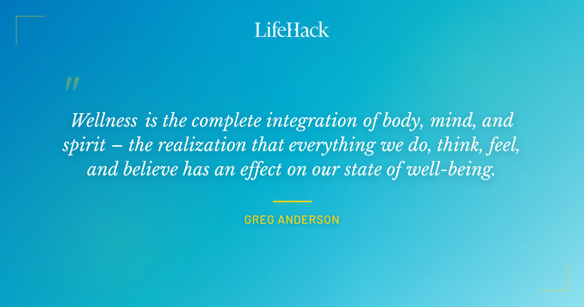 Quote by Greg Anderson