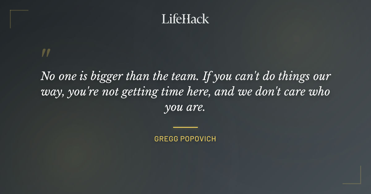 Quote by Gregg Popovich