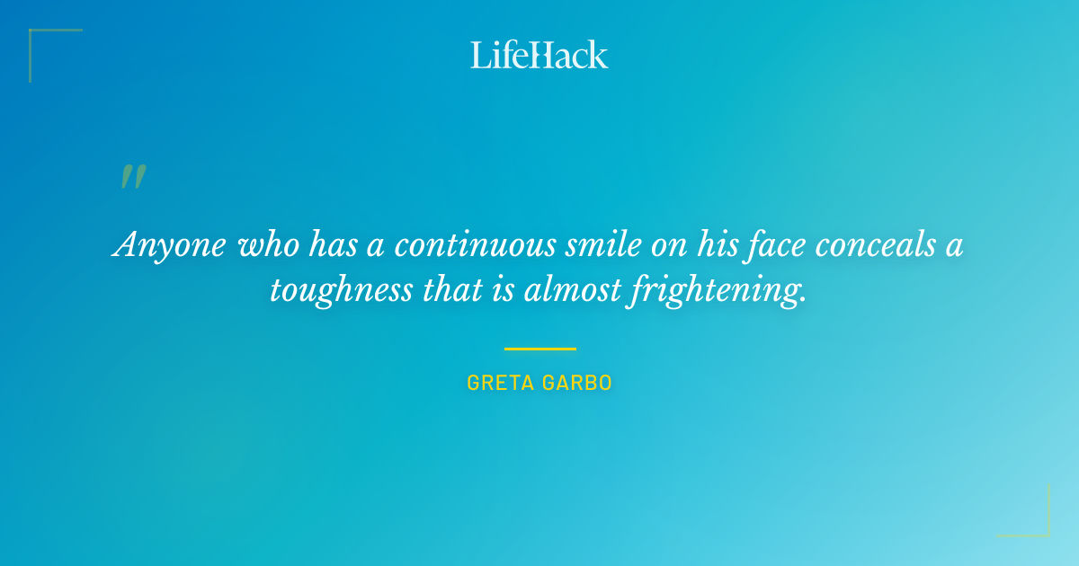 Quote by Greta Garbo