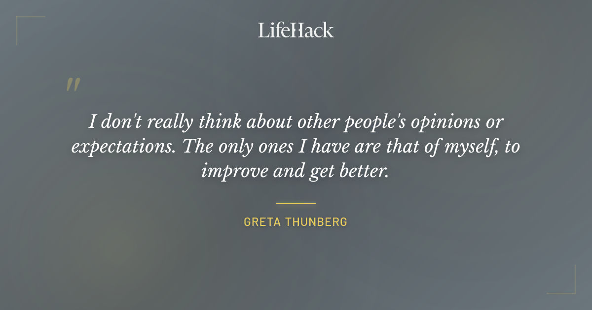 Quote by Greta Thunberg