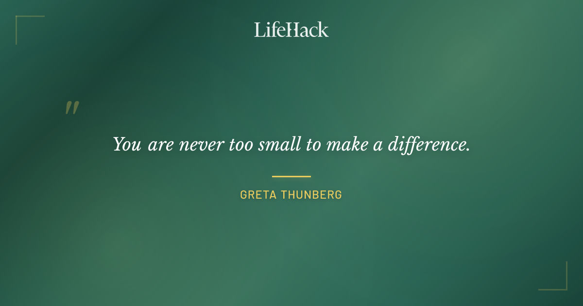 Quote by Greta Thunberg