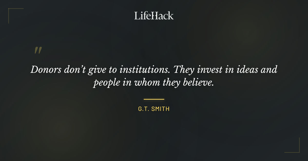 Quote by G.T. Smith