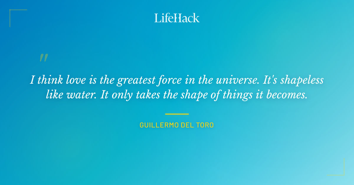 Quote by Guillermo del Toro