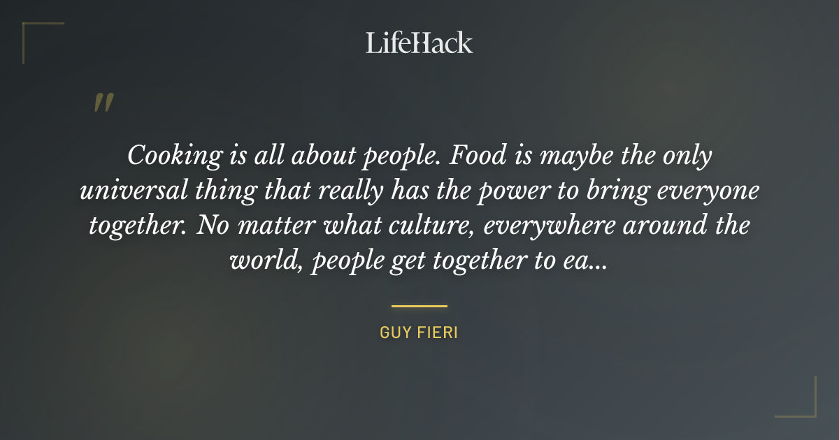 Quote by Guy Fieri