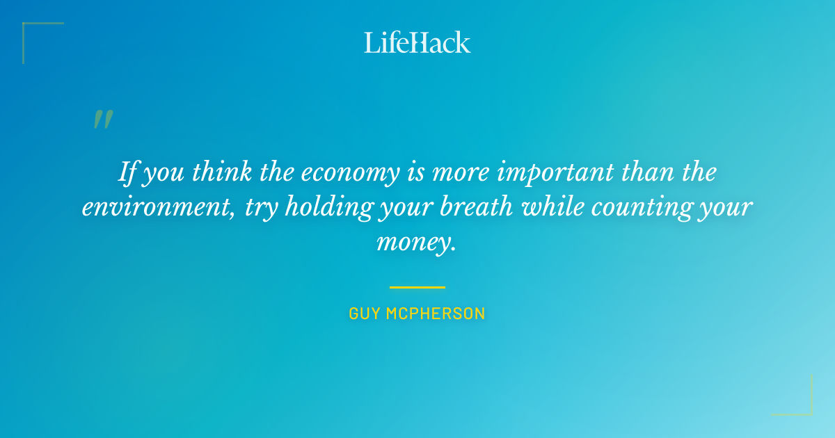 Quote by Guy McPherson