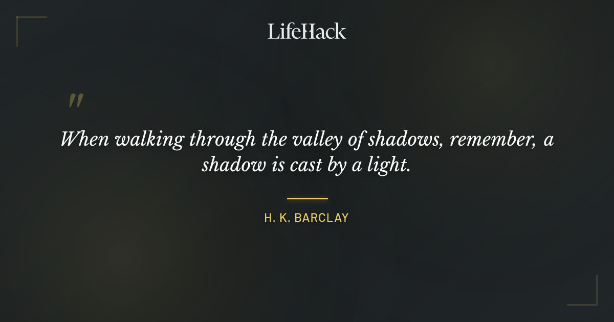 Quote by H. K. Barclay
