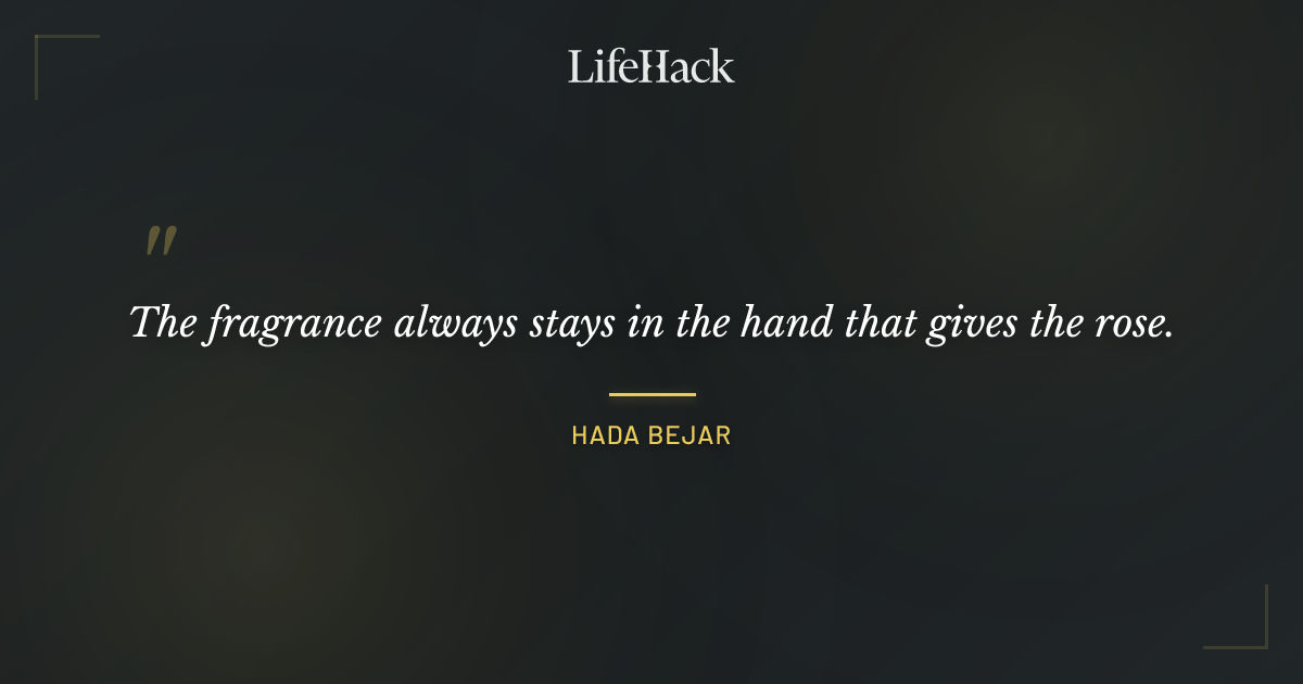 Quote by Hada Bejar