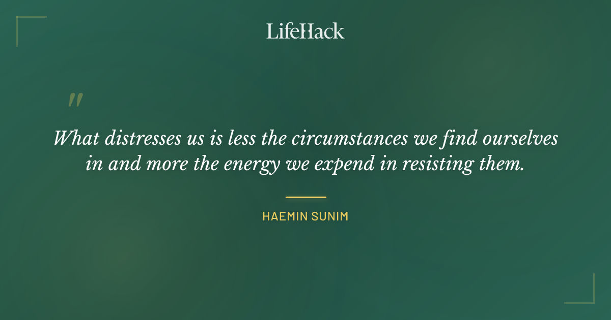 Quote by Haemin Sunim