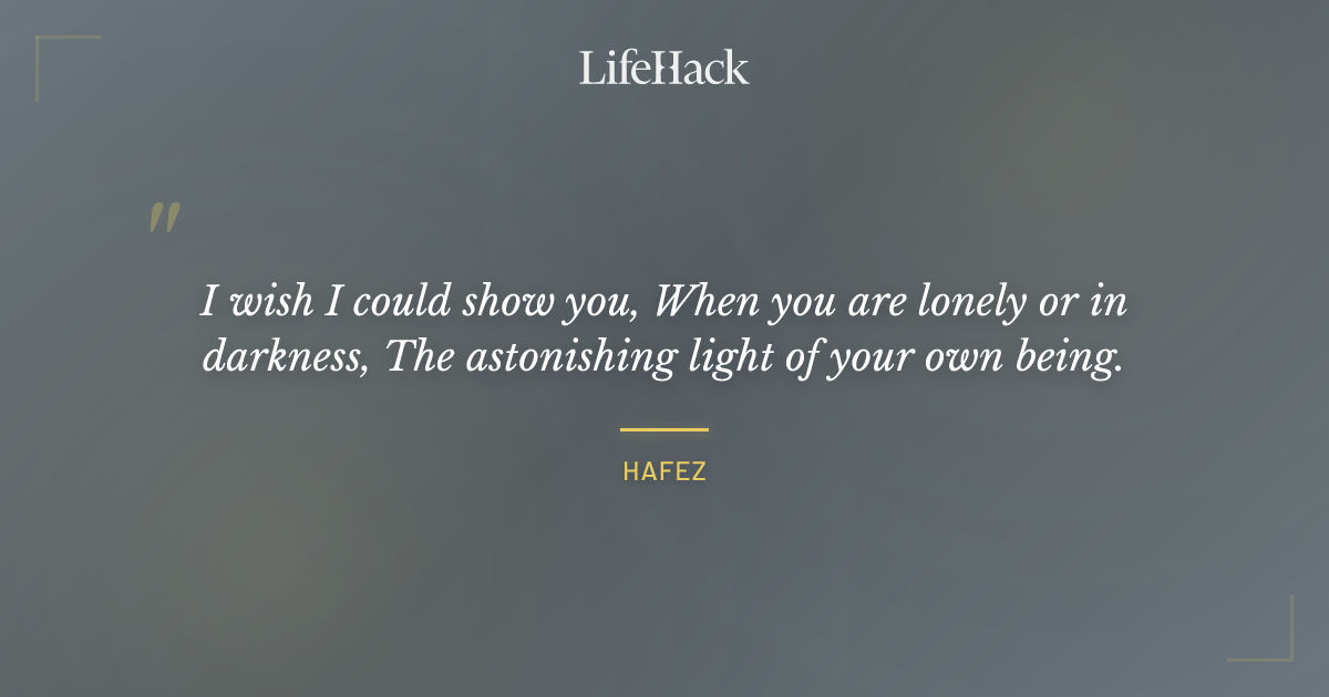 Quote by Hafez