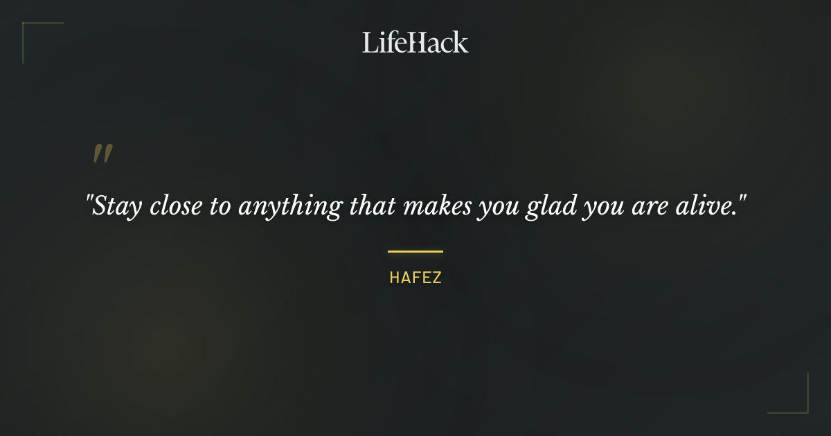 Quote by Hafez